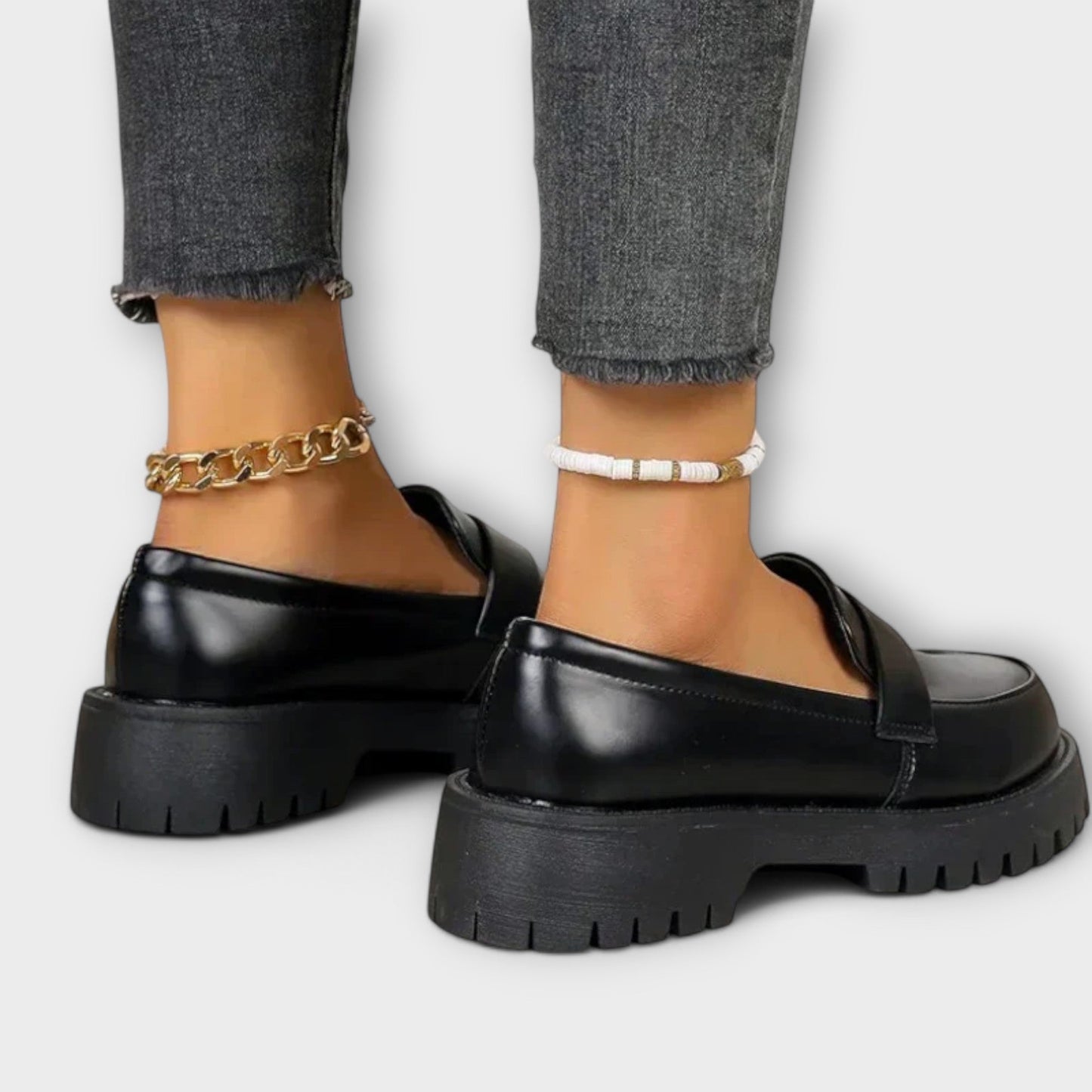 Orthopedic Moccasins for Women with Satin-Like Sole