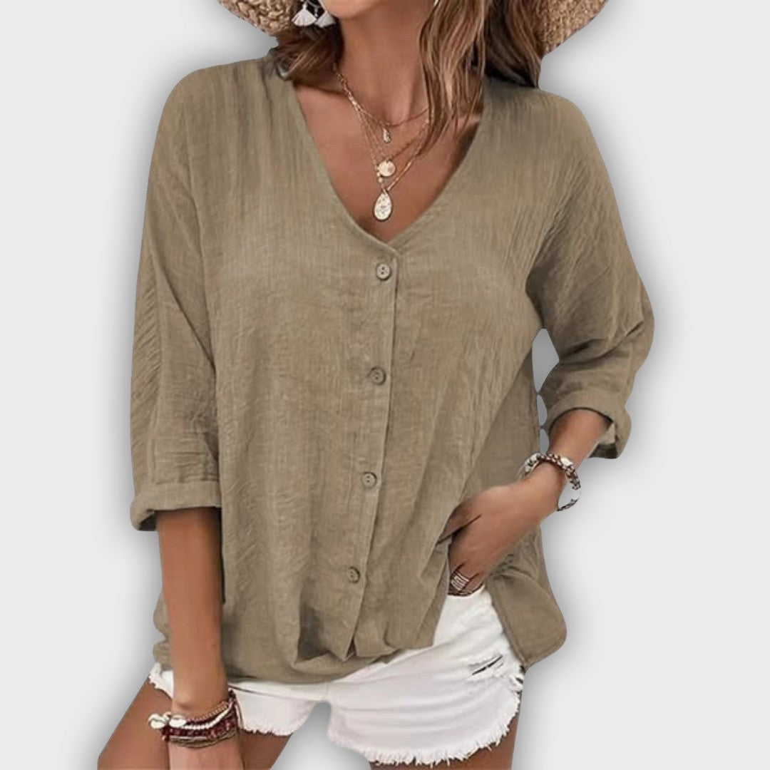 Elegant and Comfortable Daily Veronica Shirt for Women