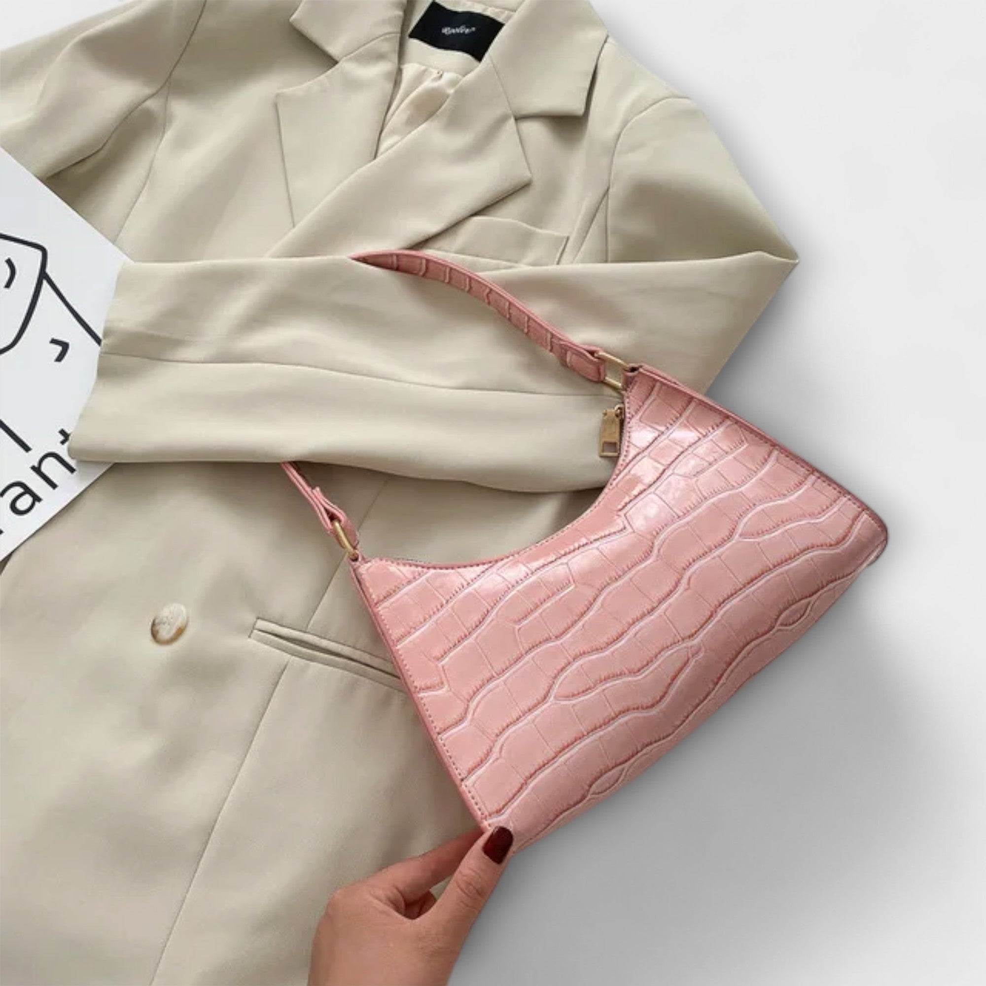 Shiny Leather HLaura Bag - Perfect Style and Functionality