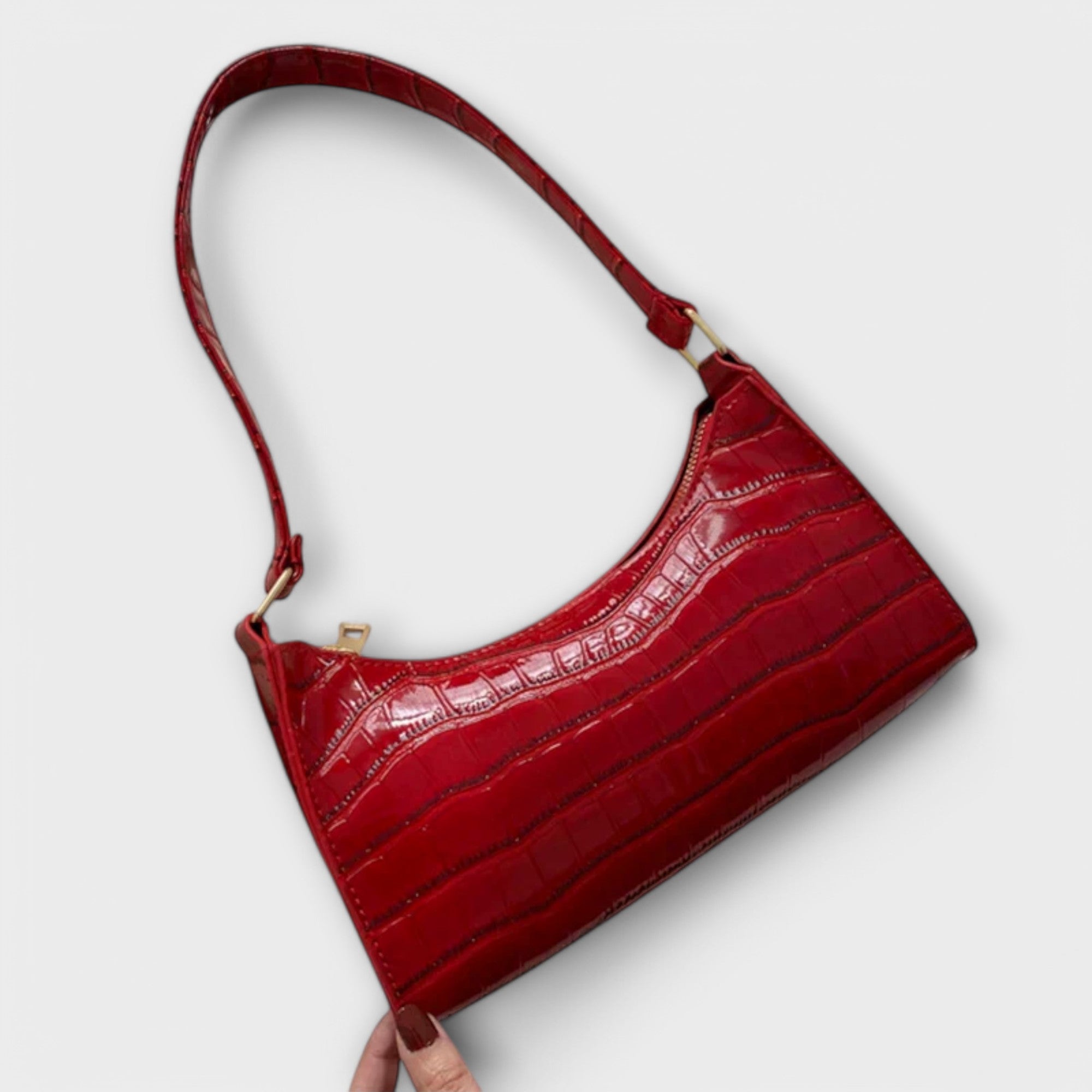 Shiny Leather HLaura Bag - Perfect Style and Functionality