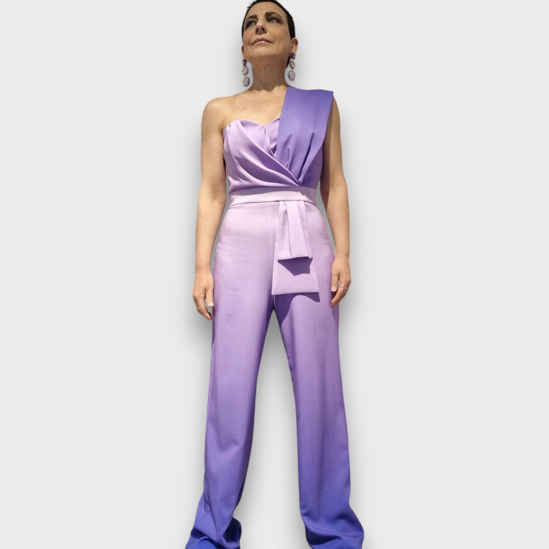 Kandia – Elegant Jacket with Asymmetrical Neckline