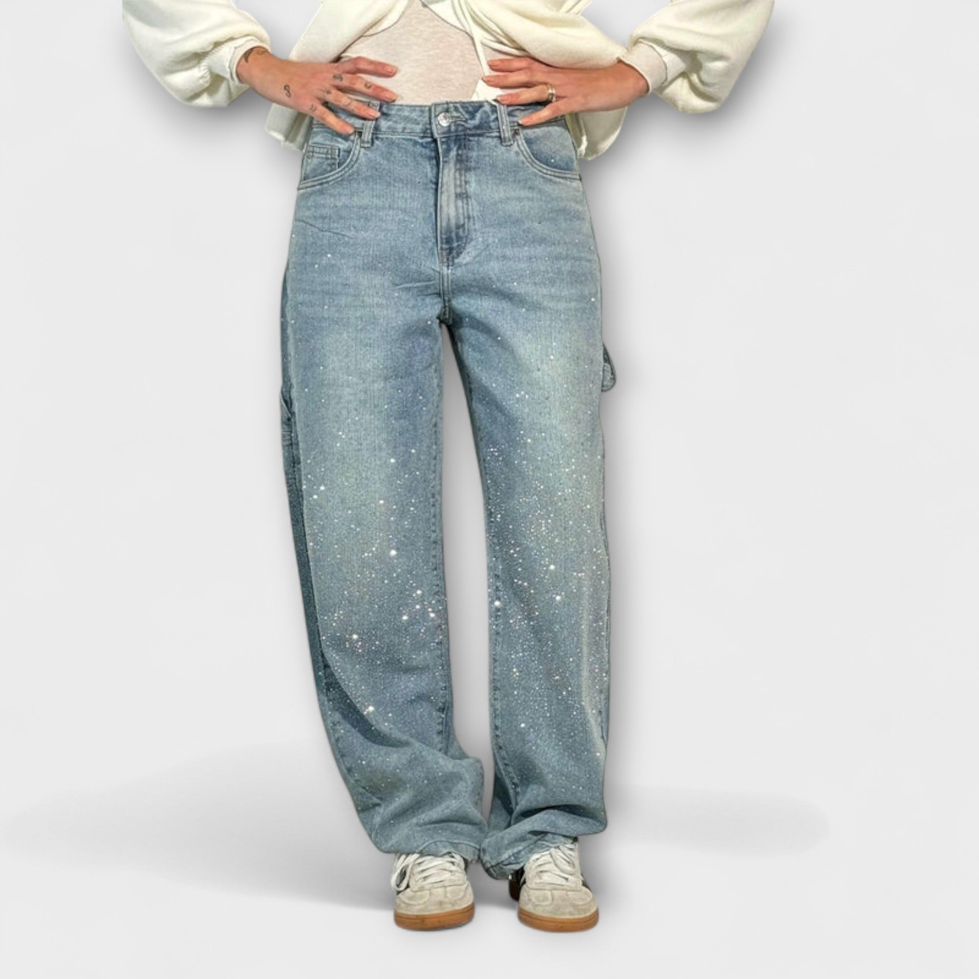 Balloon Carpenter Jeans for Women - Comfort and Unique Design