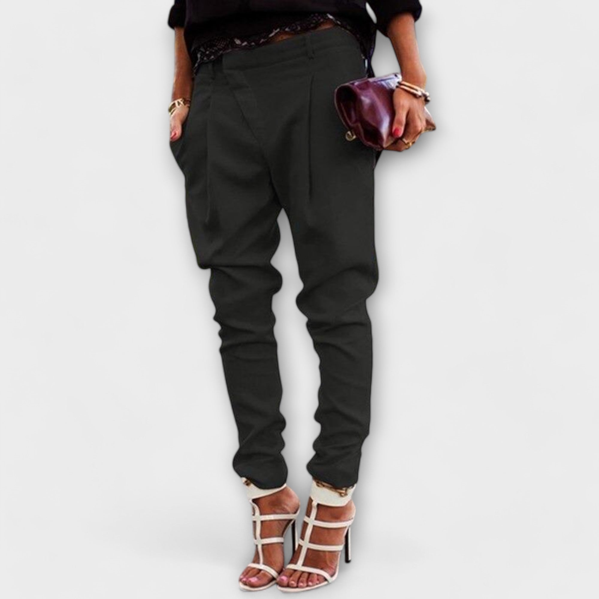 Elegant High-Waisted Mira Pants