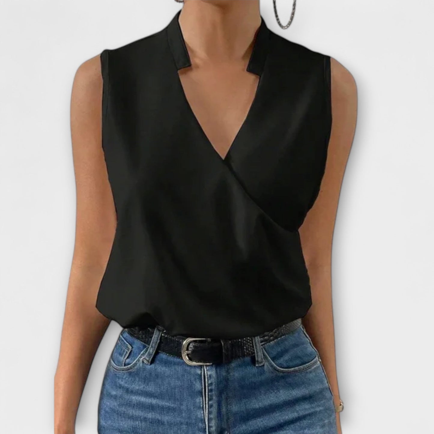 Soft Top for Summer with V-Neck