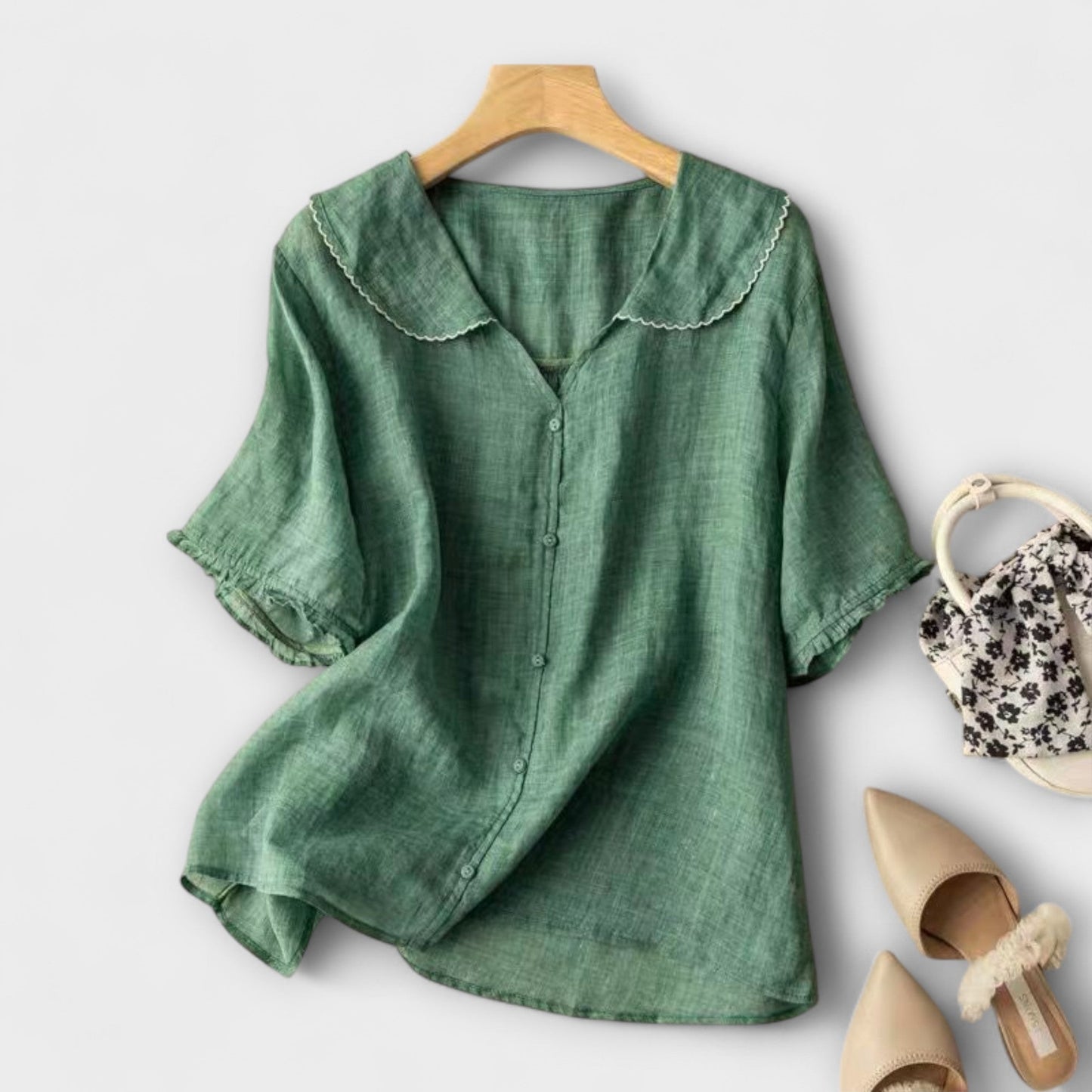 Brenda Linen Shirt - Elegance and Daily Comfort