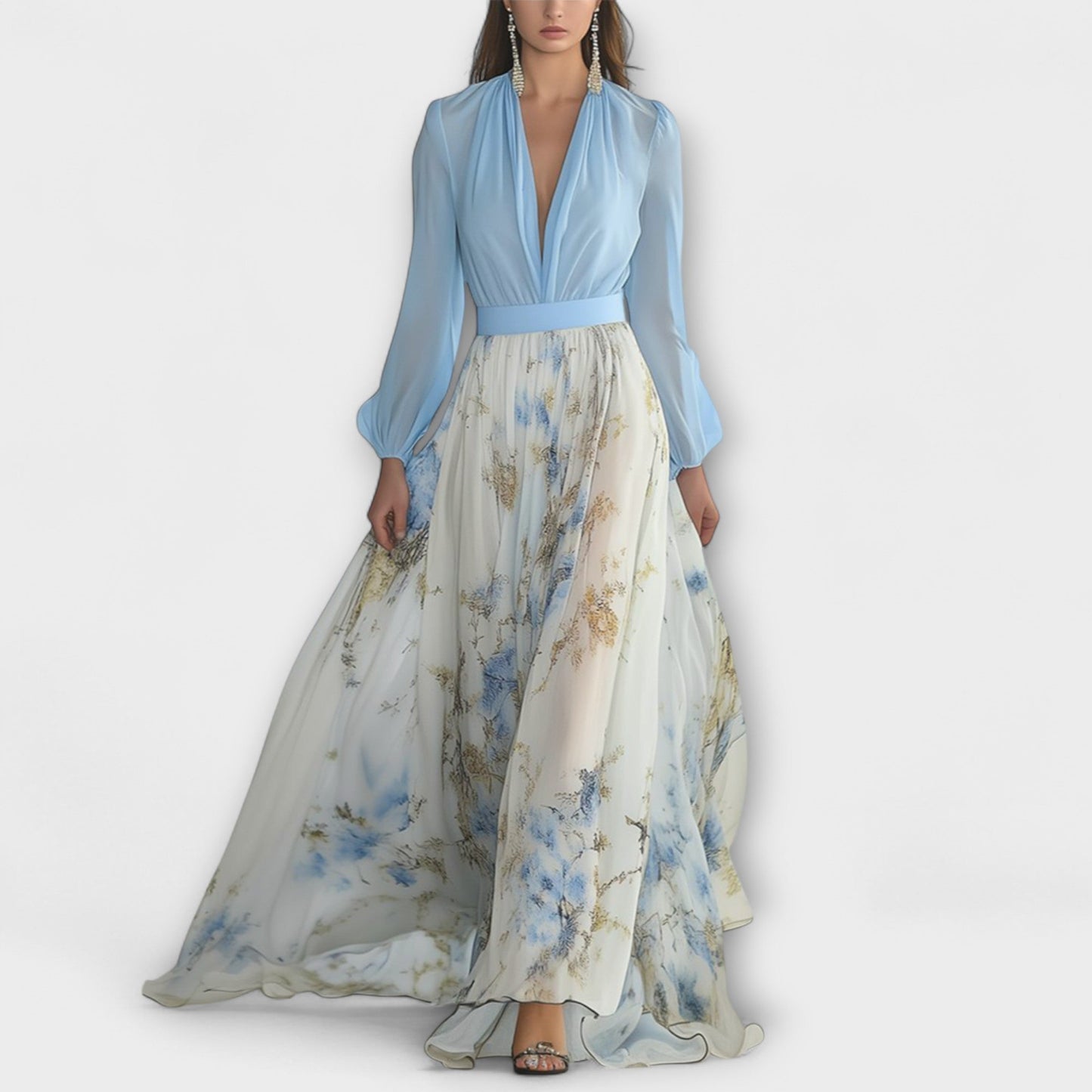 Harper Dress with Floral Print