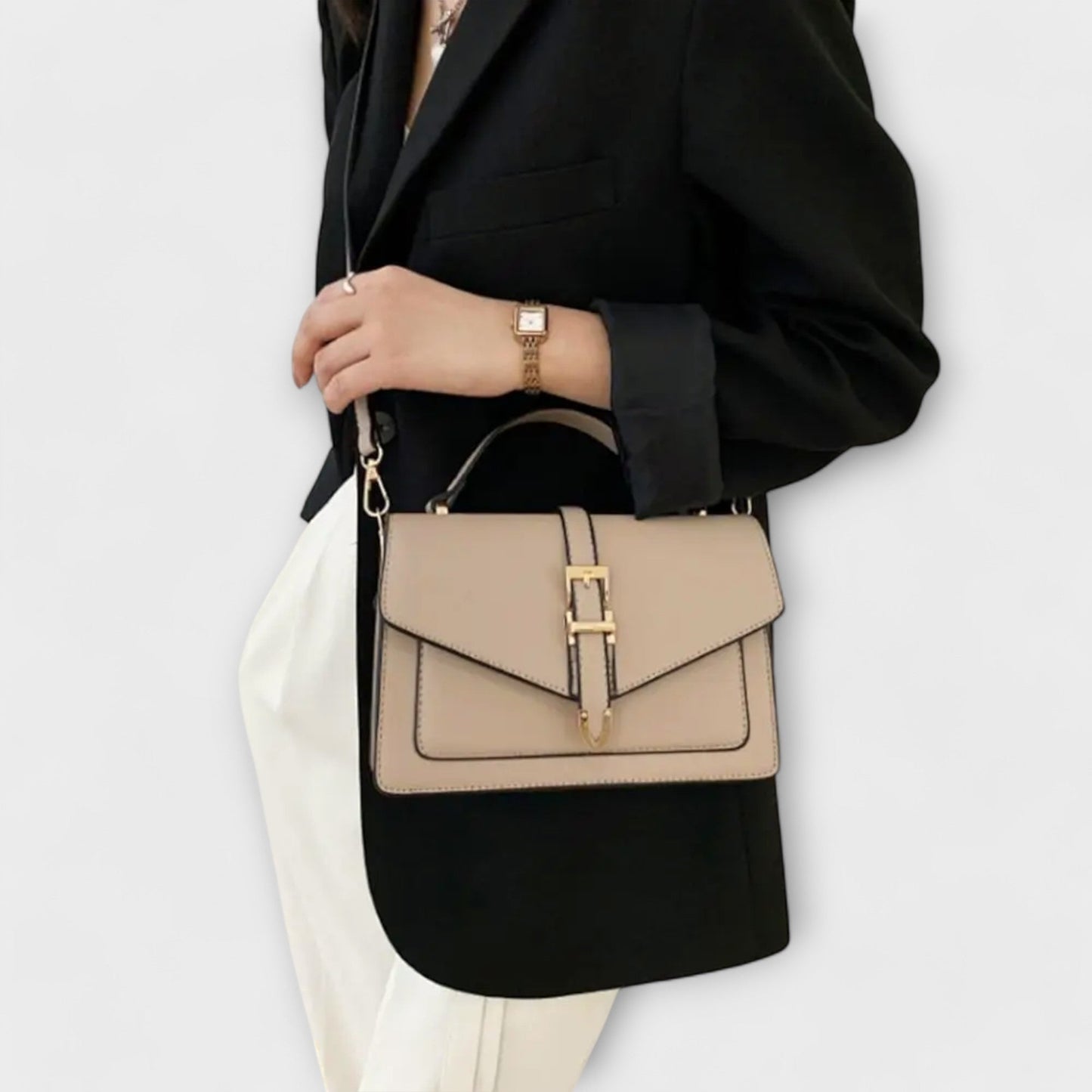 Classic Side Bag - Elegant PU Leather