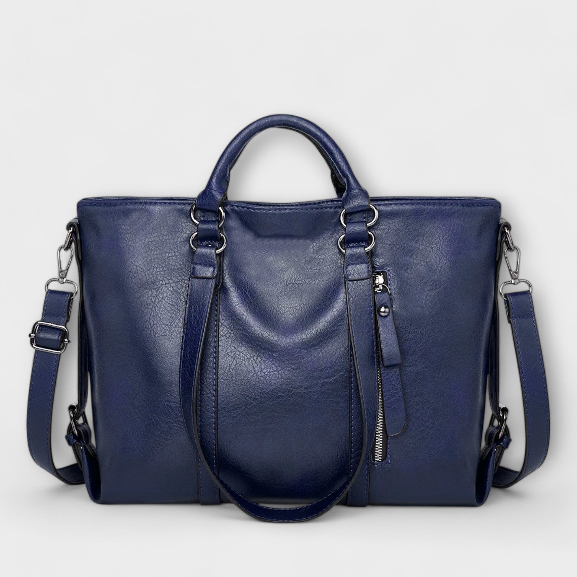 Laura Wide Leather Bag - An Elegant and Functional Bag