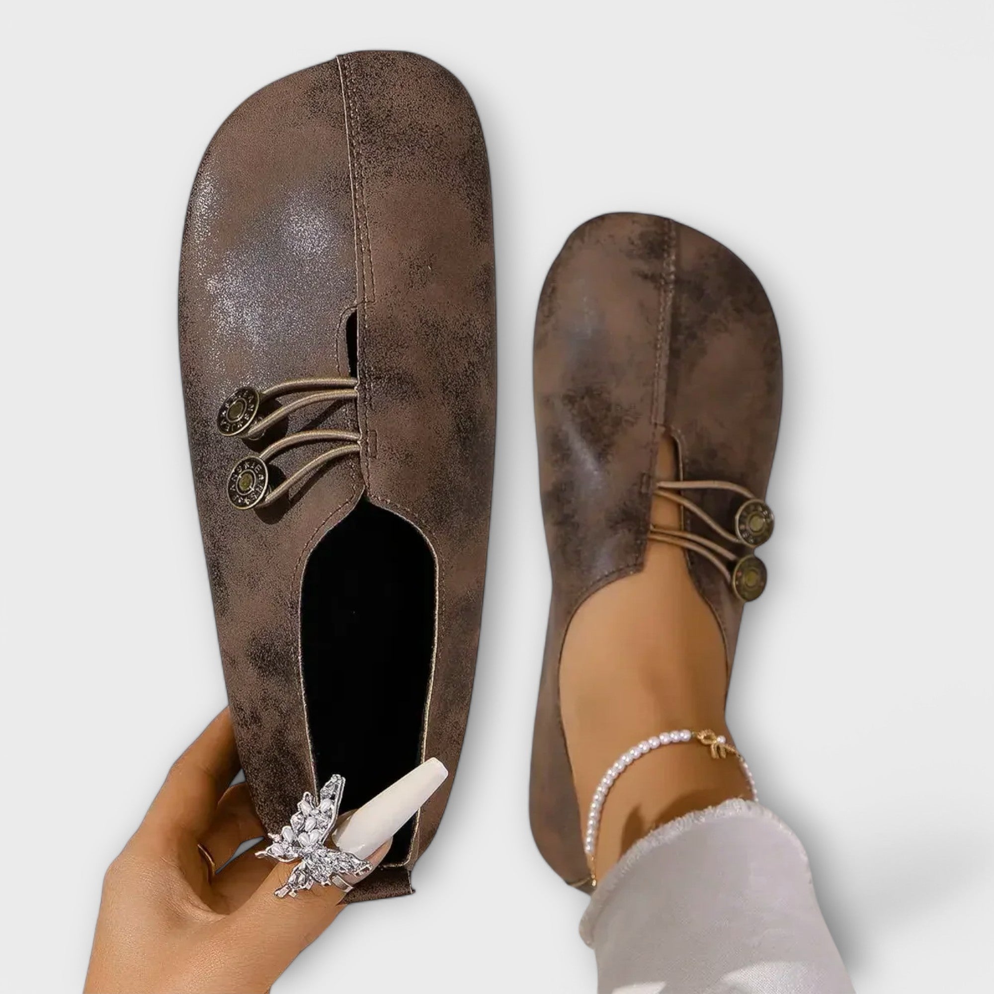 Naira Loafer Suede Shoes - Comfort and Elegance in Every Step