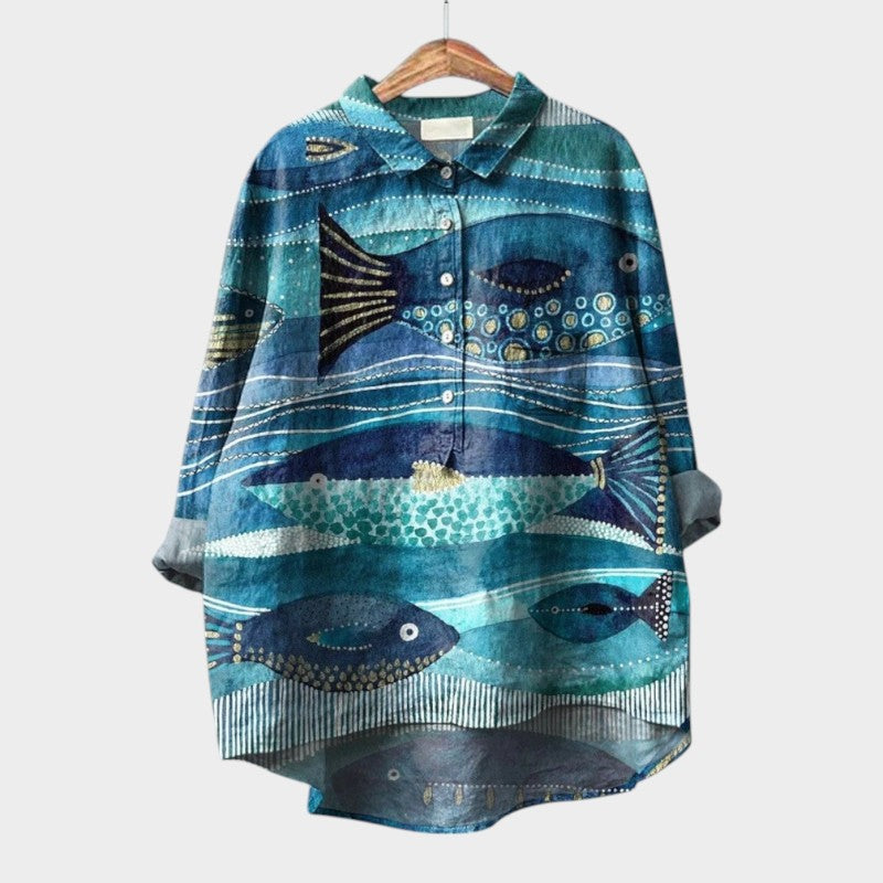 VIOLETTA™  | Oversized Floral Blouse