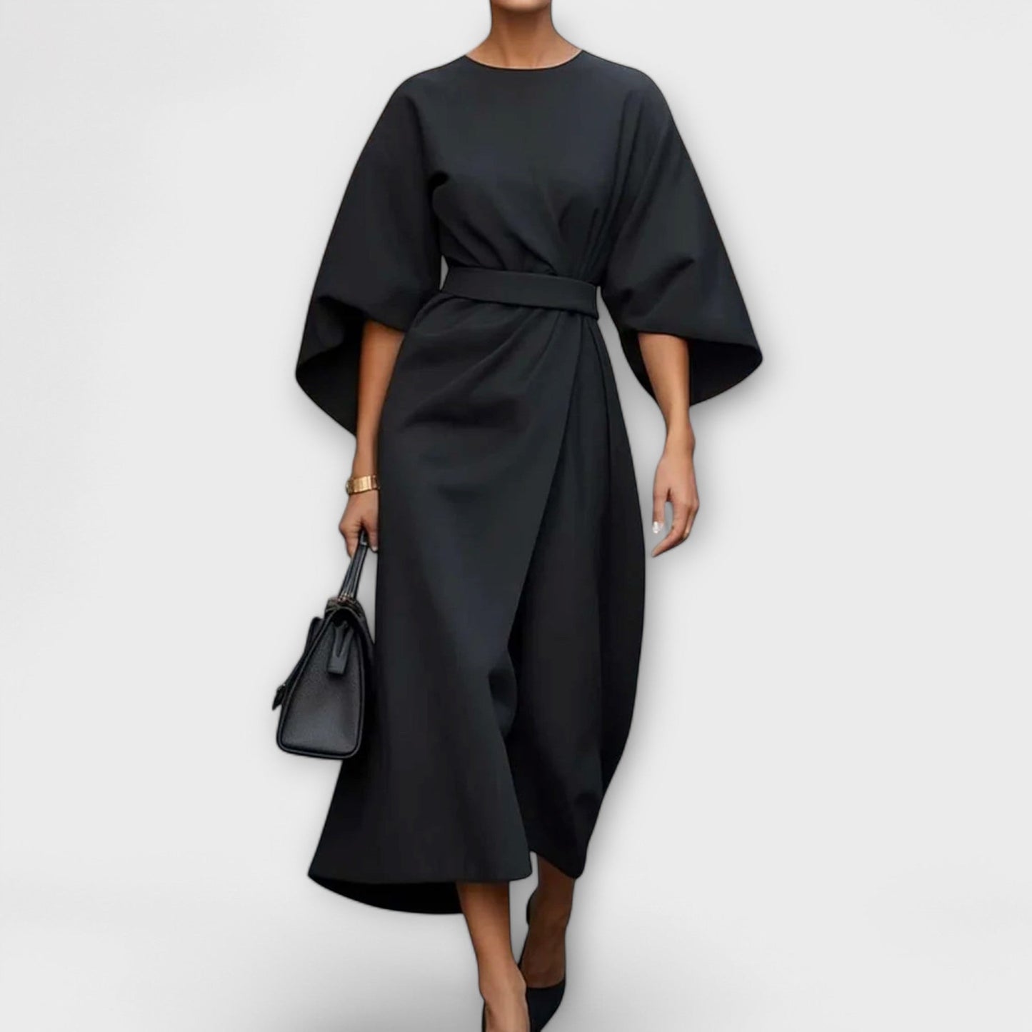 Sonia Elegant Dress with Long Sleeves