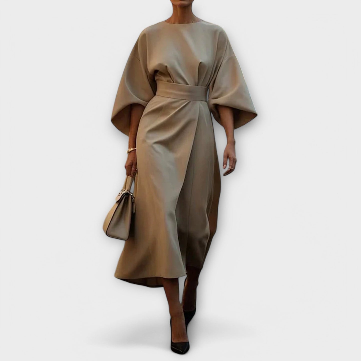 Sonia Elegant Dress with Long Sleeves