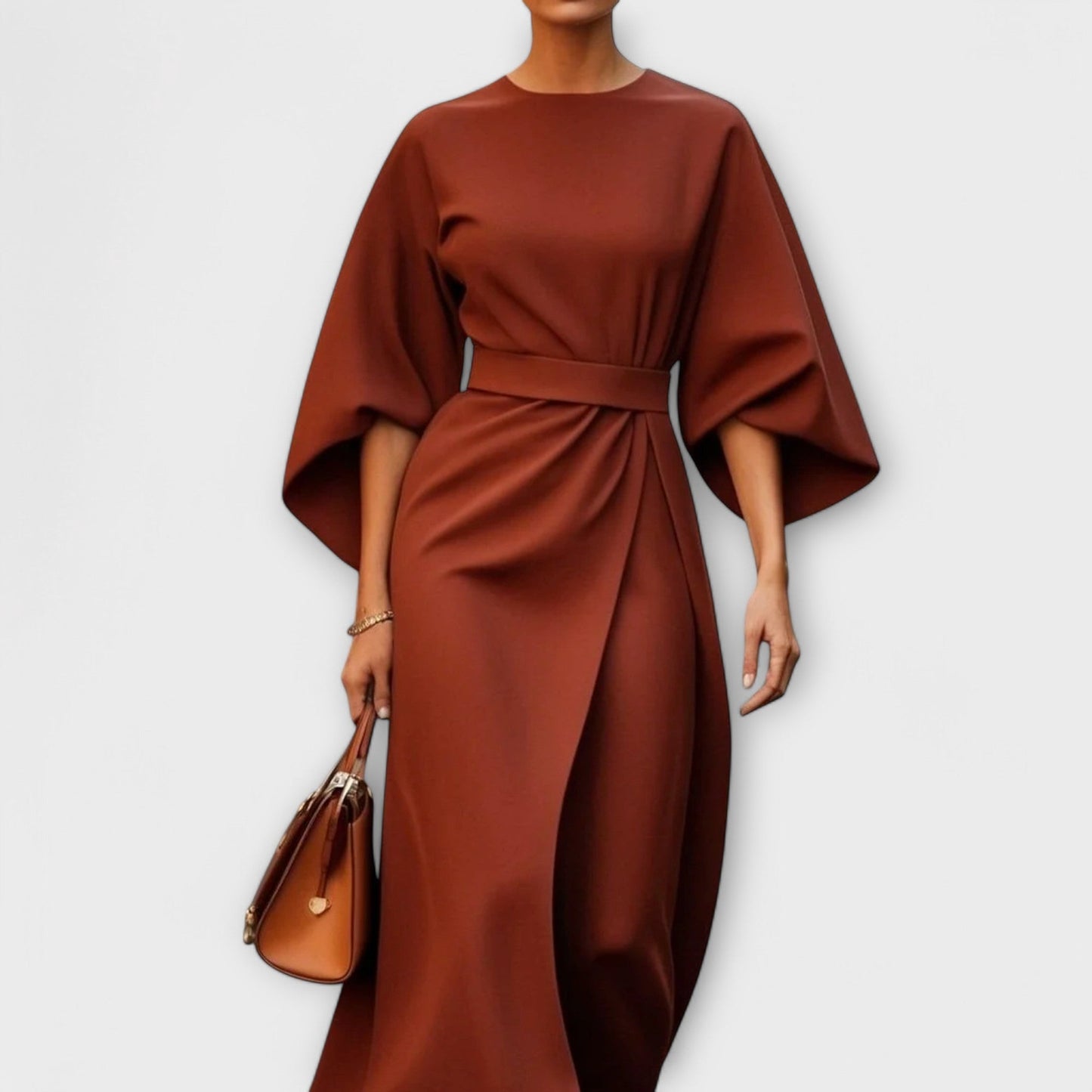 Sonia Elegant Dress with Long Sleeves