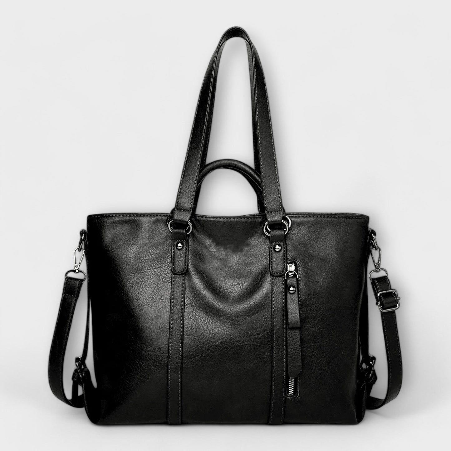 Laura Wide Leather Bag - An Elegant and Functional Bag