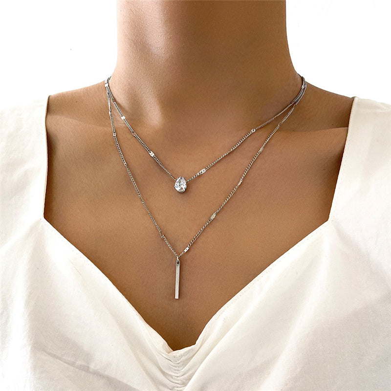 Vintage Collar Jewelry Set with Gold Pendants