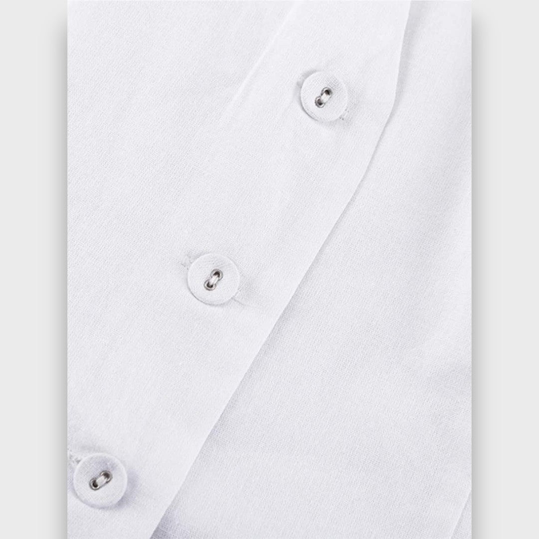 Sulan – Linen Set with Sleeveless Vest