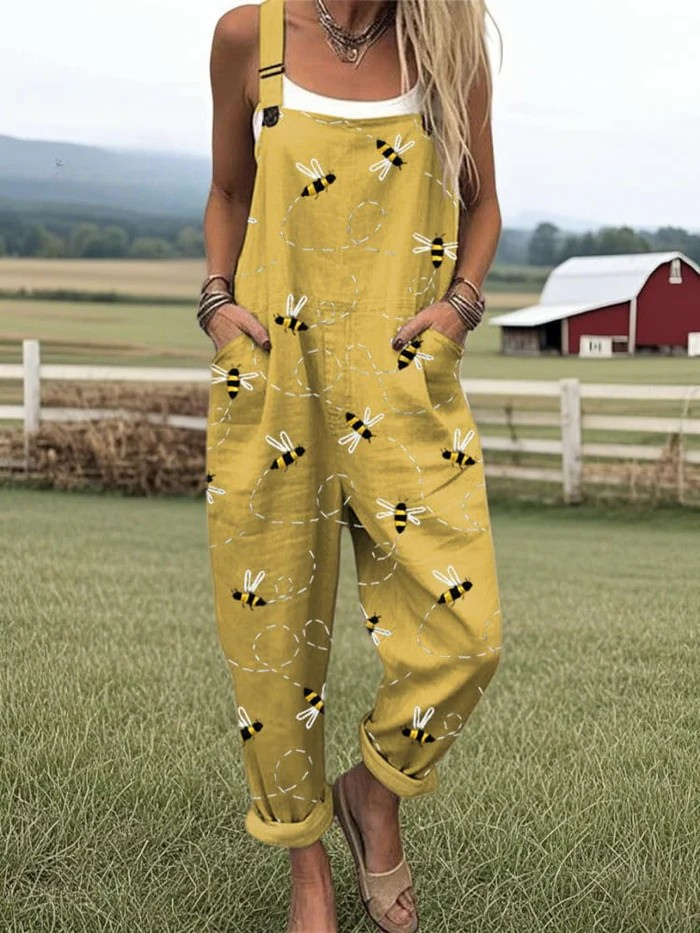 Summer Jeans for Women with Playful Print