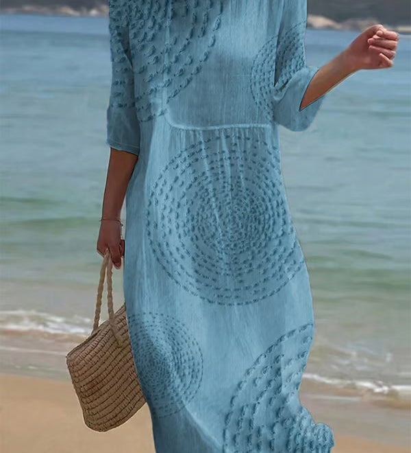 Mira Punto | Summer Dress with Delicate Texture
