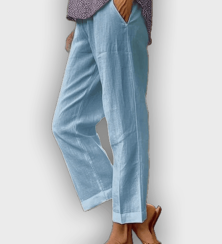 Comfortable Cotton and Linen Pants - Breathable with Relaxed Fit