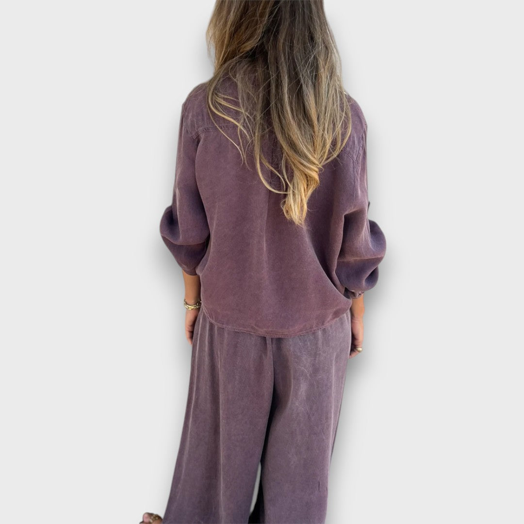Soren – Set with Oversized Shirt and Wide Pants