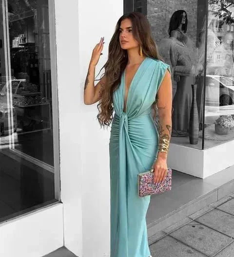 Cordelia | Elegant Draped Dress