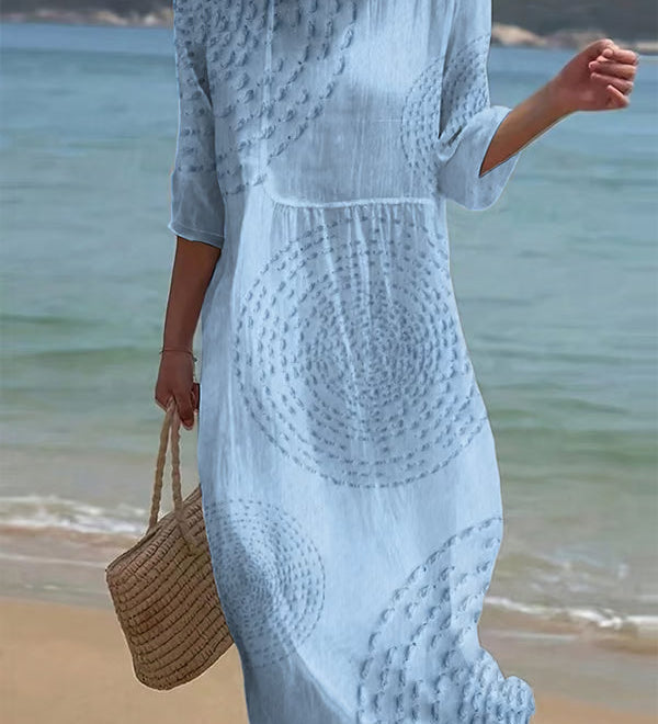 Mira Punto | Summer Dress with Delicate Texture