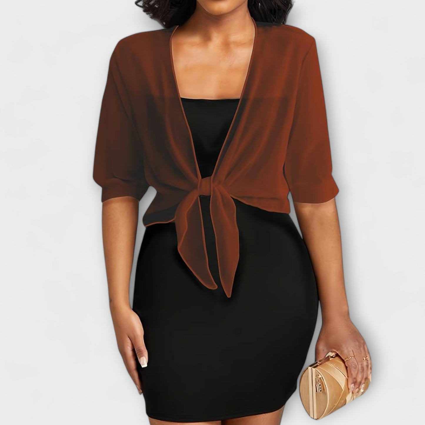 Olivia Open Front Shirt - Comfort and Elegance