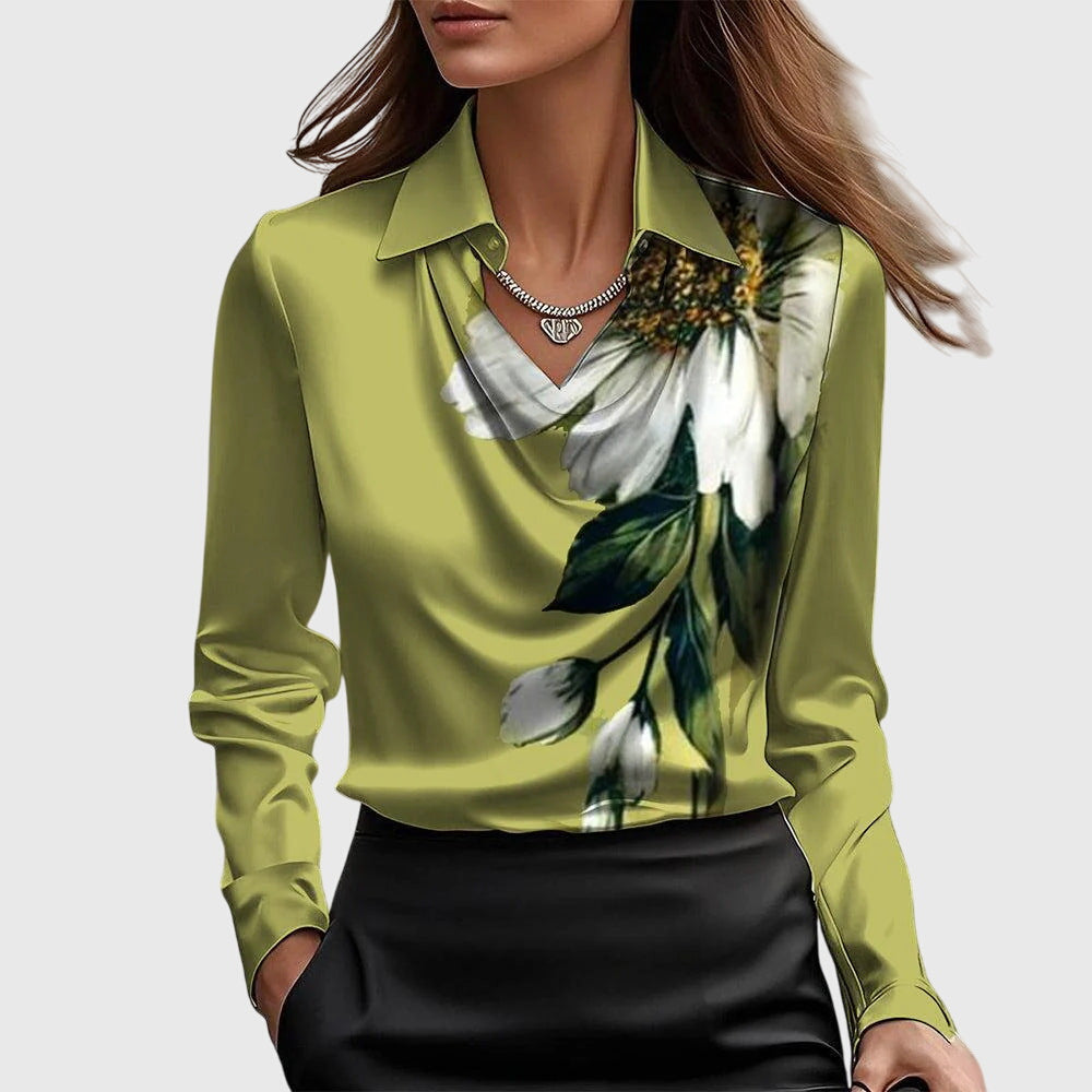 Brooklyn – Elegant Shirt Made of Shiny Satin Fabric