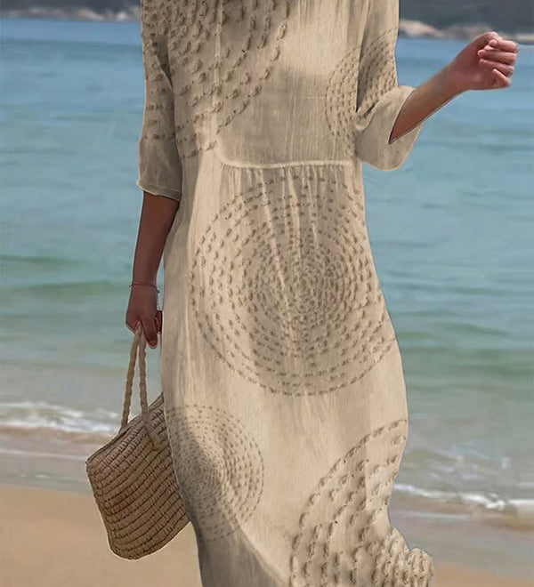 Mira Punto | Summer Dress with Delicate Texture