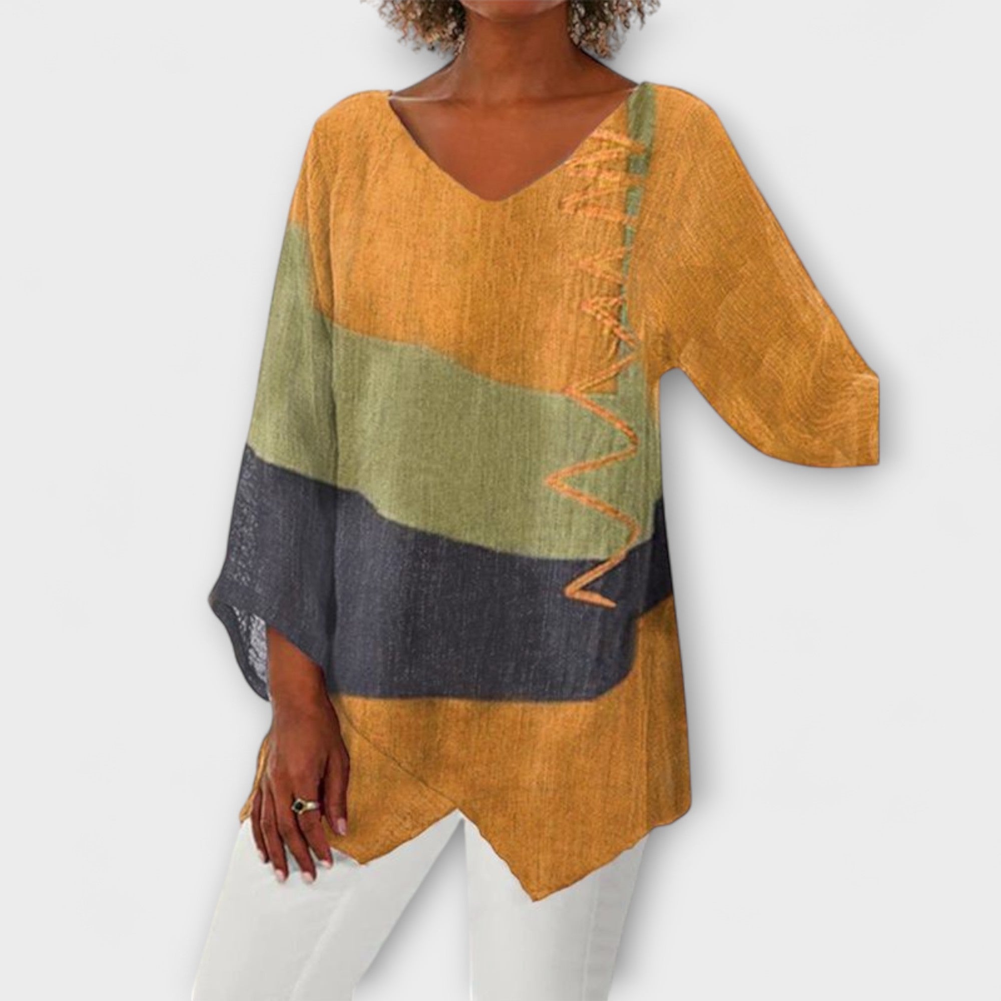 Unique and Stylish Chloe V-Neck Tunic