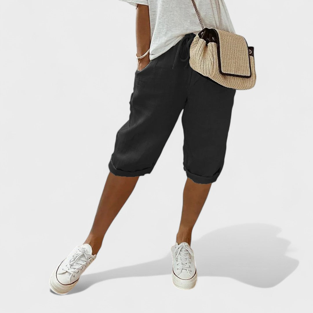 Fresh and Elegant Linen Shorts