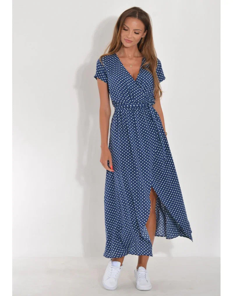 Susan - Elegant Dress with V-Neck
