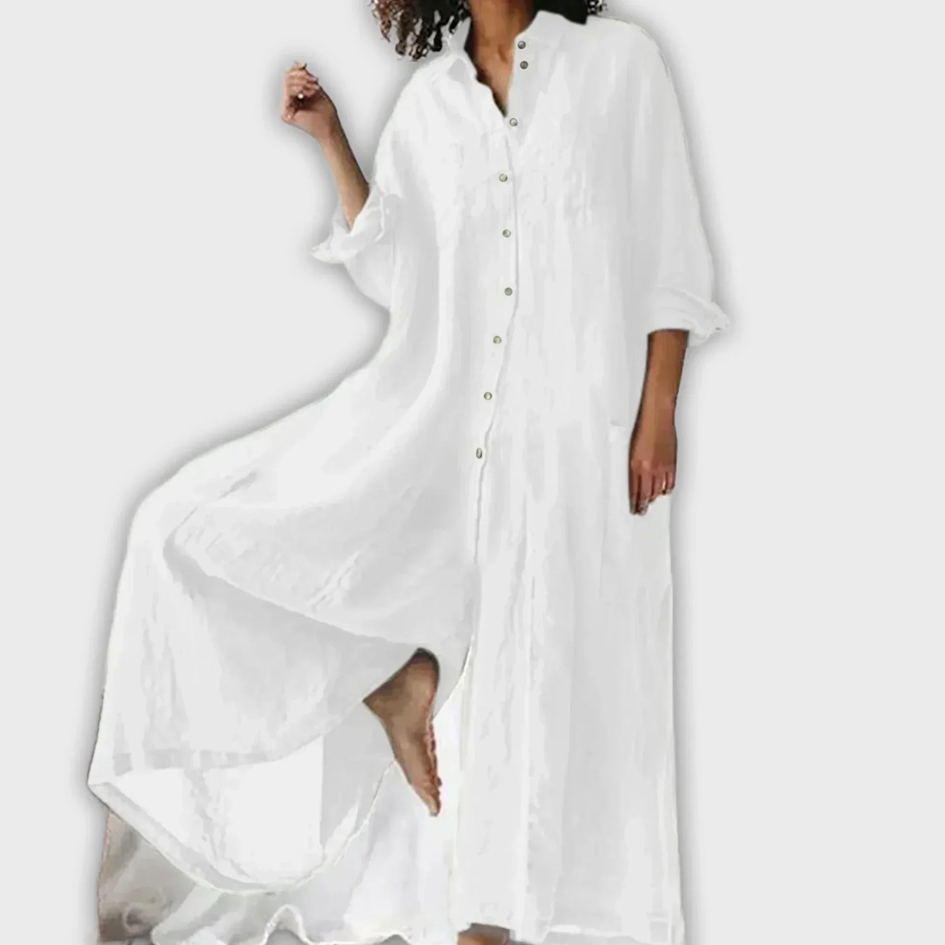 Plus Size Button-Up Shirt Dresses