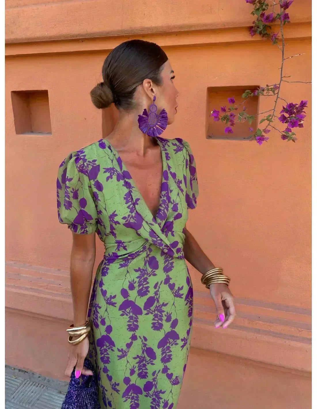 MELIS | Elegant Printed Dress