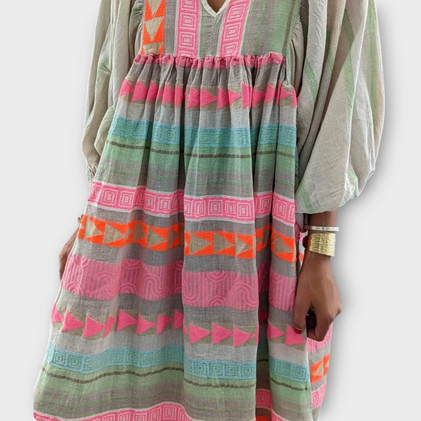 Hermine Vibrant Loose Dress – A Wide and Comfortable Dress for Every Day