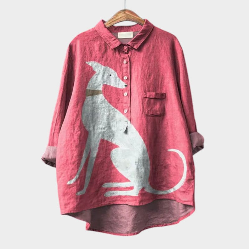 PALMIRA™ | Oversized Shirt with Print
