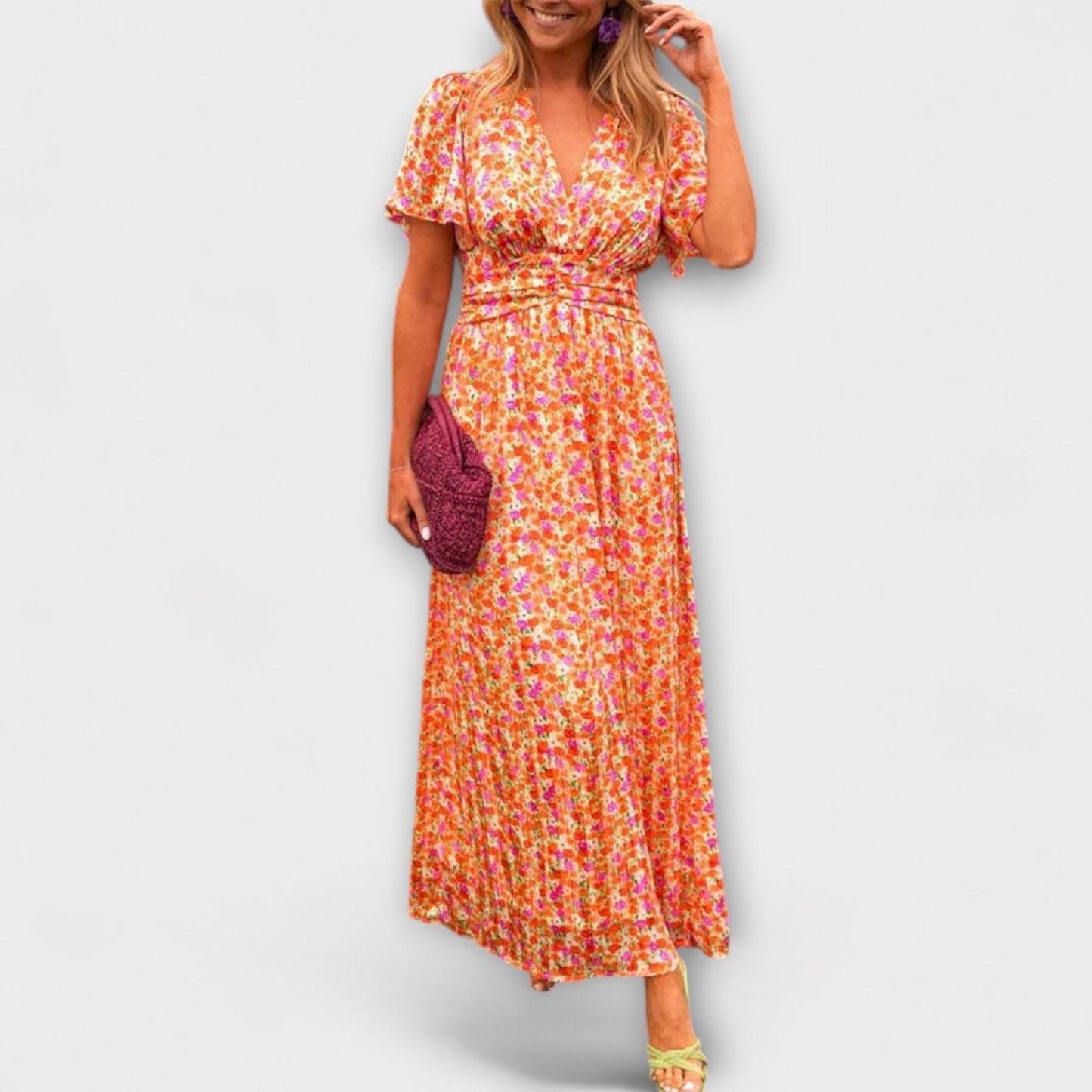 Classic Dresses with V Neckline