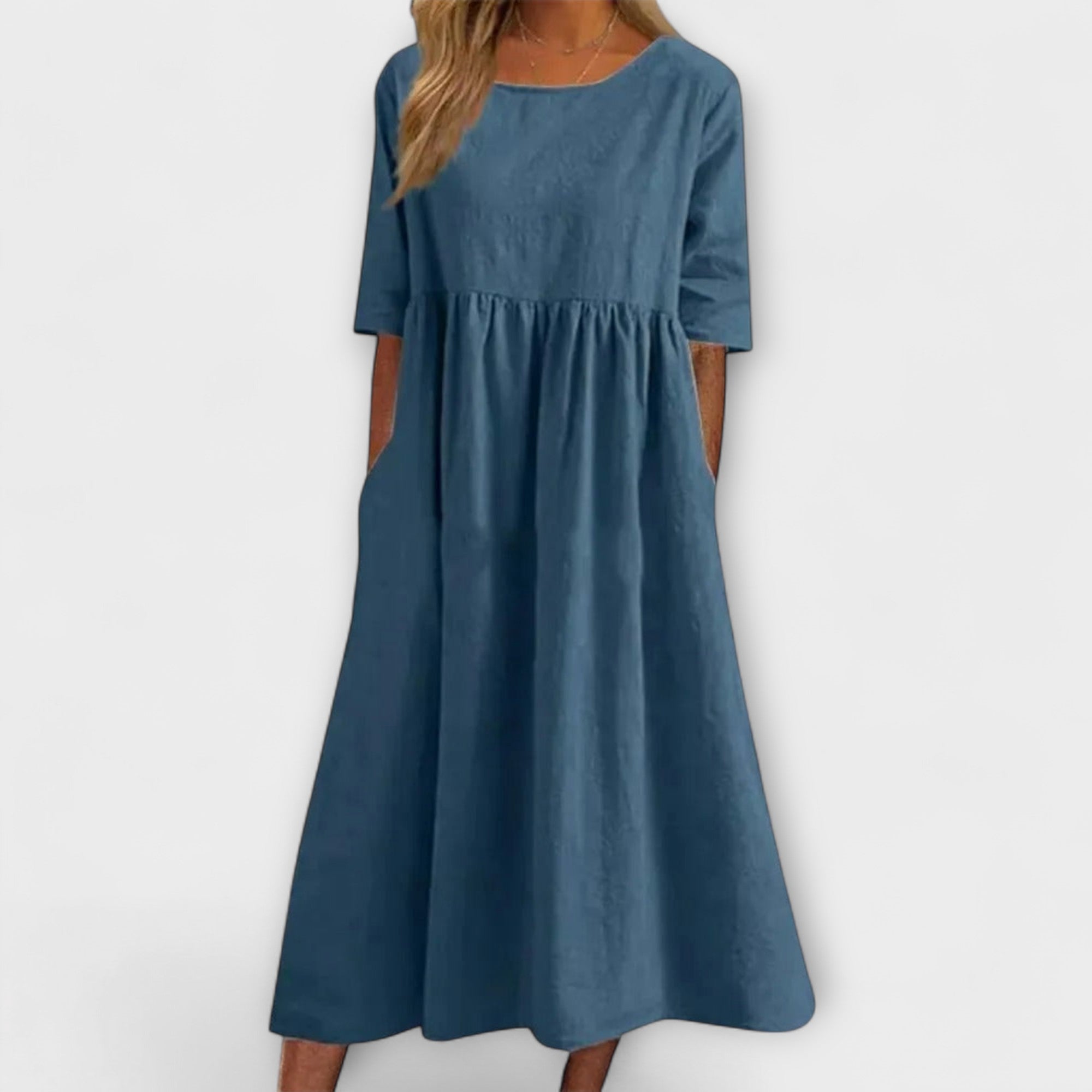 Belly Cover Dress – Elegant Loose Fit