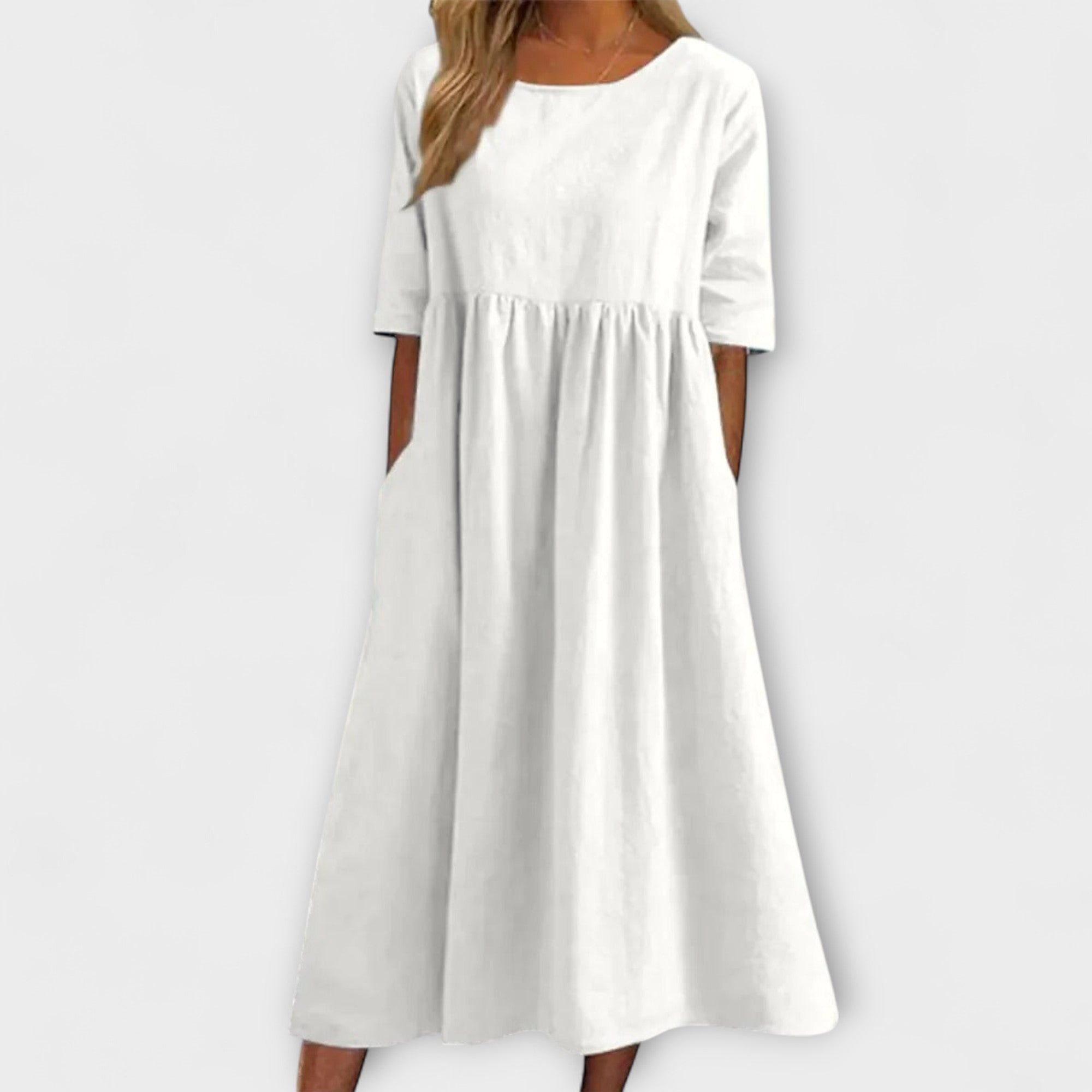 Belly Cover Dress – Elegant Loose Fit