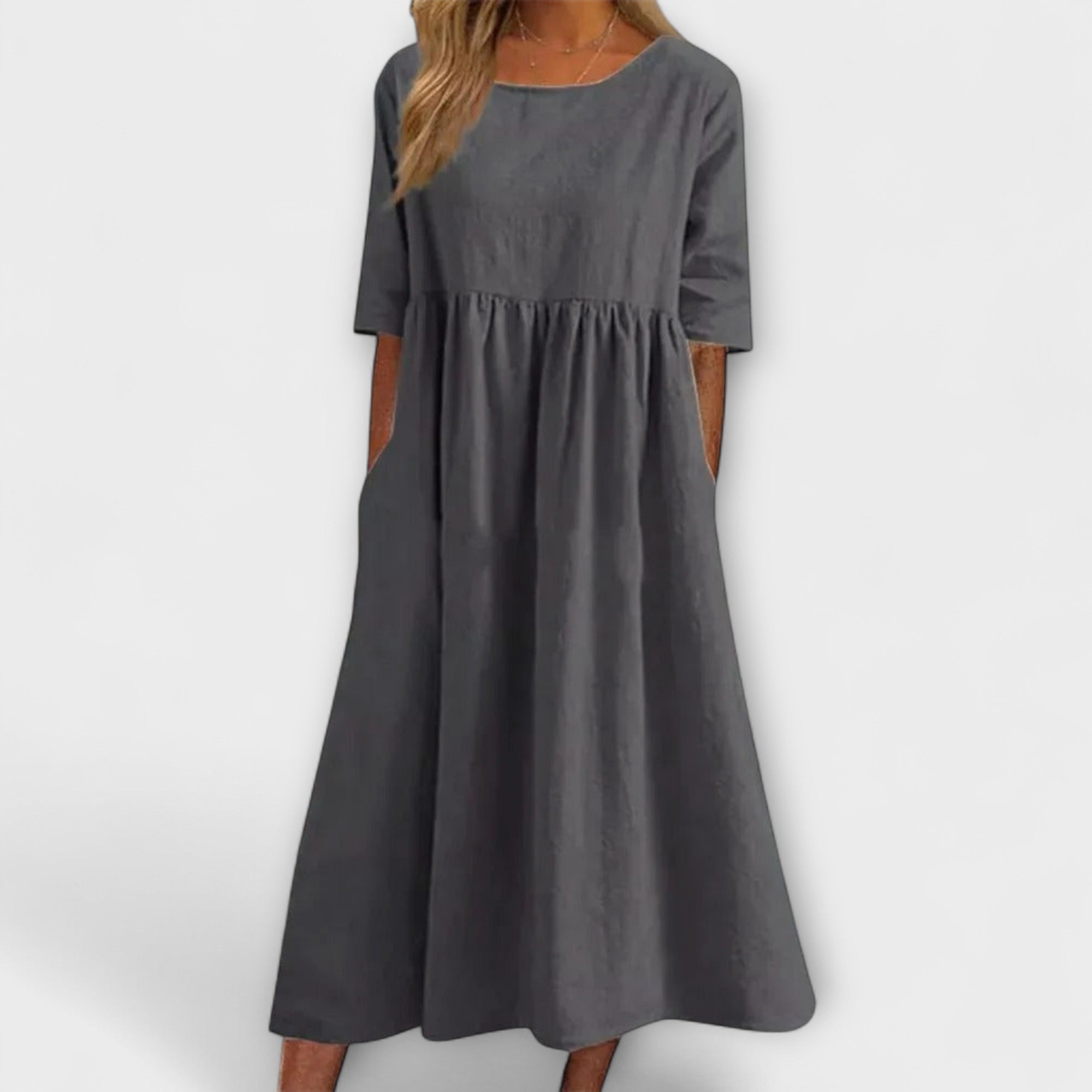 Belly Cover Dress – Elegant Loose Fit