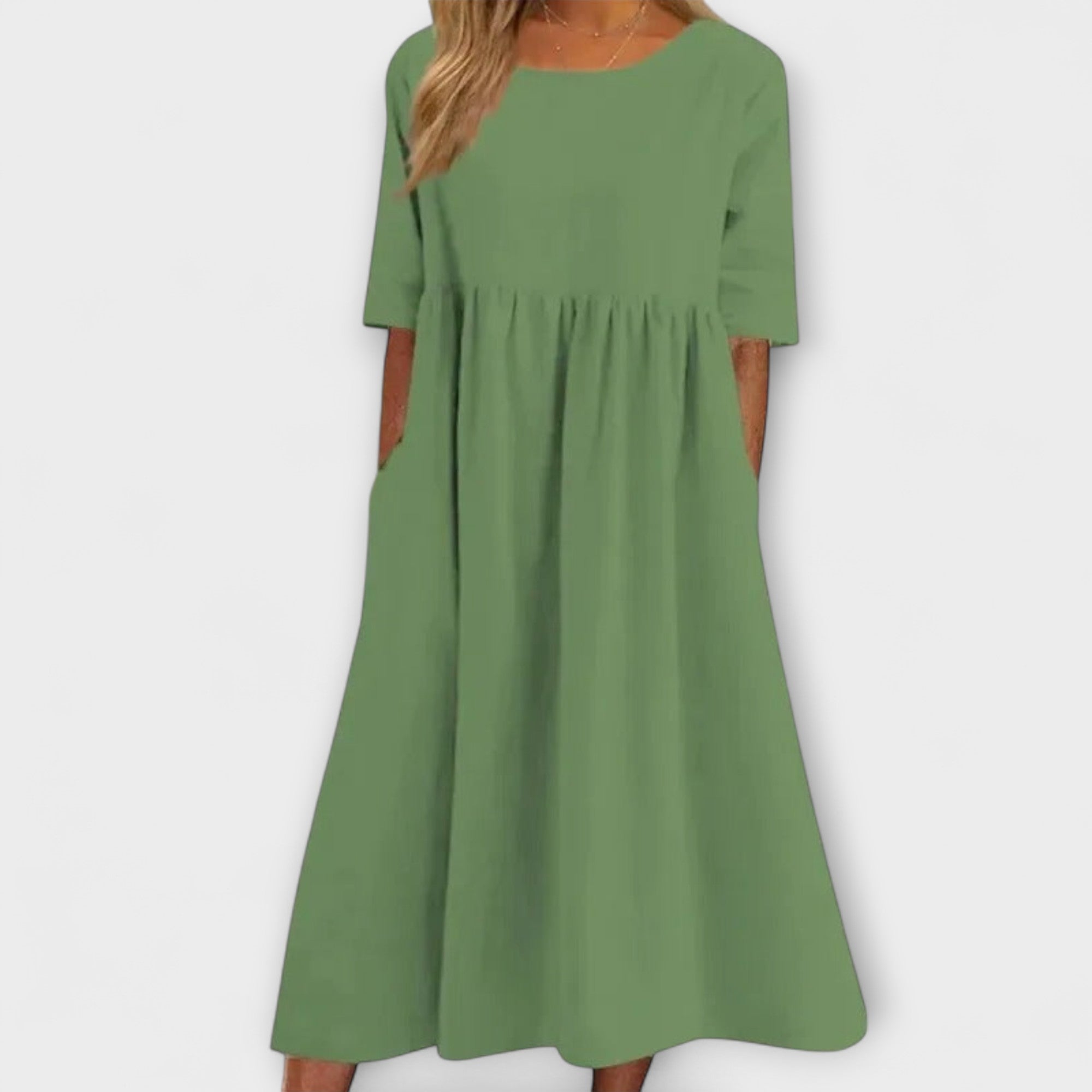 Belly Cover Dress – Elegant Loose Fit