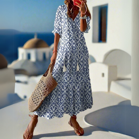 Sophie™ – Boho Summer Dress with Belly Coverage
