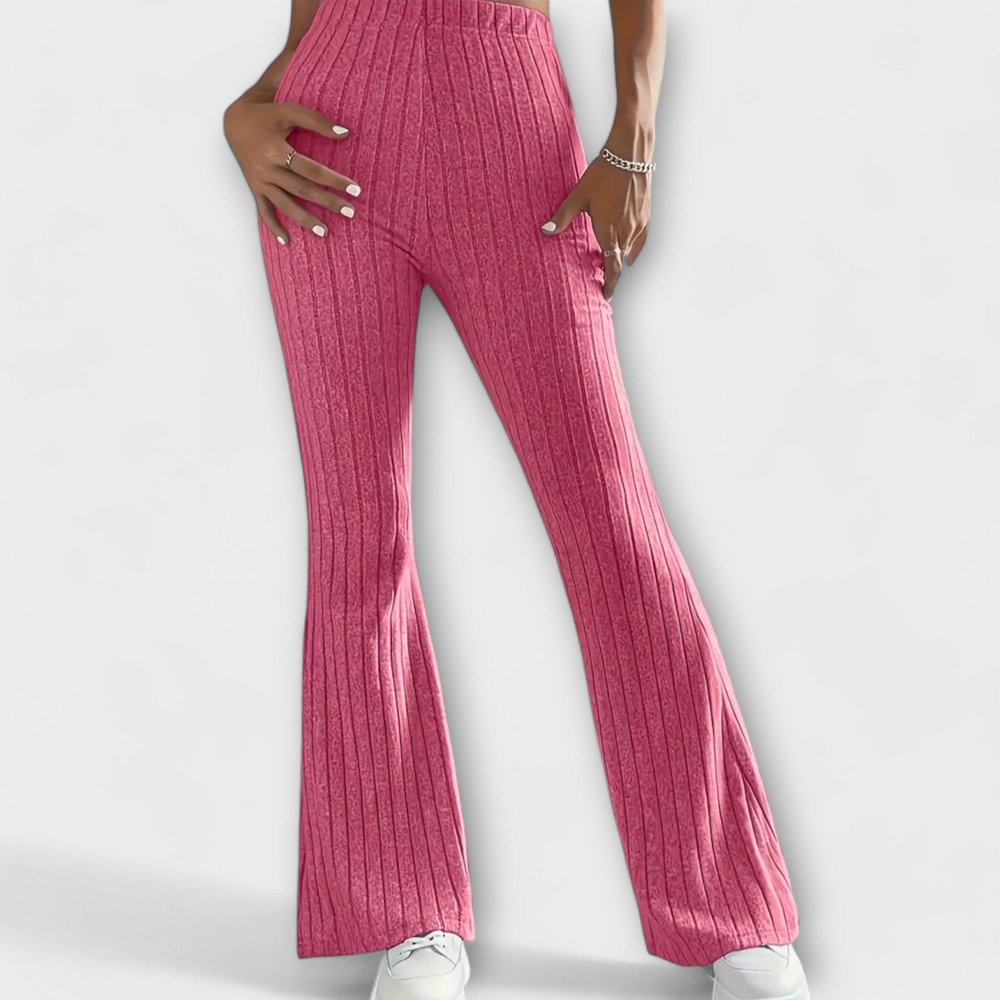Elegant Women's Pants with Highlighted Cut