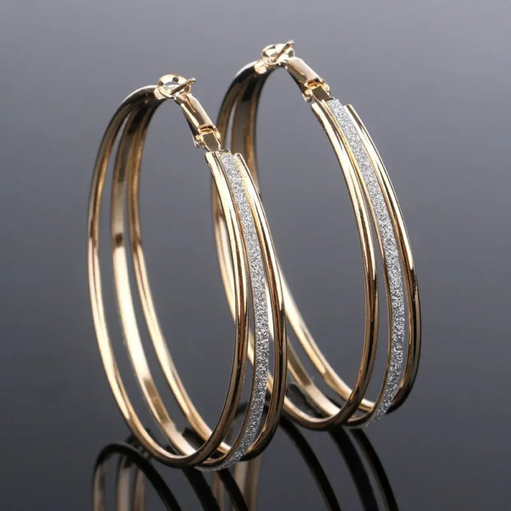 Luxurious Vintage Gold Earrings