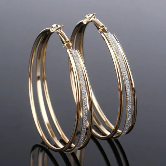 Luxurious Vintage Gold Earrings