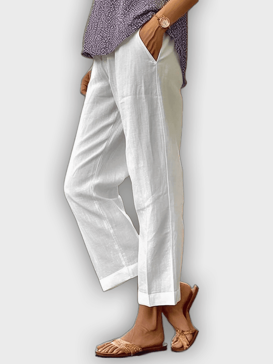 Comfortable Cotton and Linen Pants - Breathable with Relaxed Fit