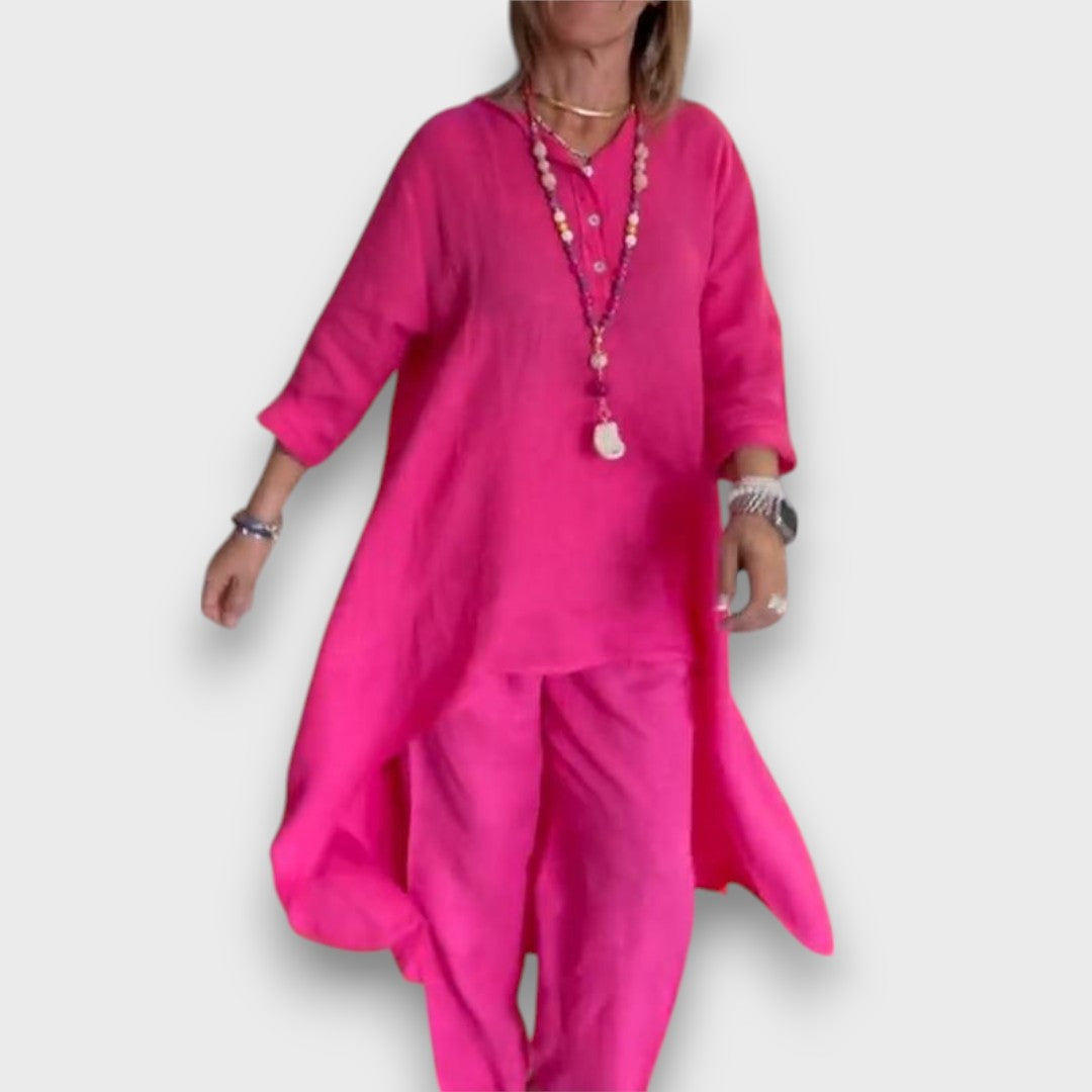 Mirala – Summer Suit with an Asymmetrical Touch
