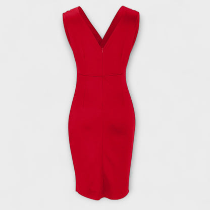Daisy Dress with V-Neck and High Slit