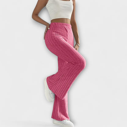 Elegant Women's Pants with Highlighted Cut