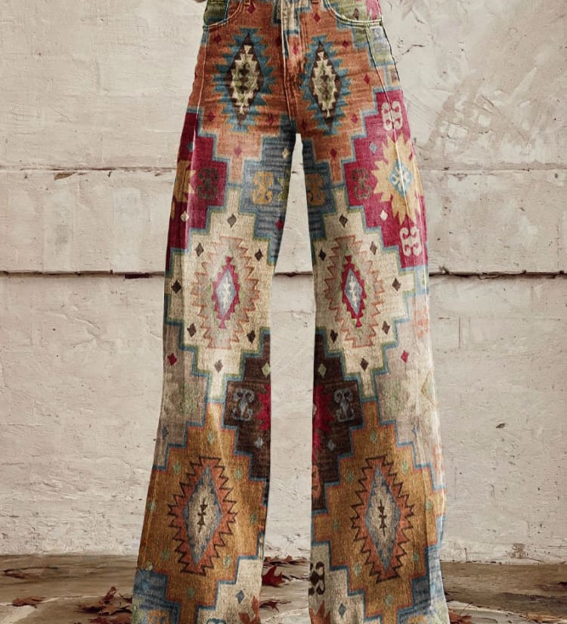 LÉA | Elegant and Modern Chevron Retro Trousers